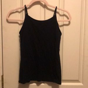 simple black cami
